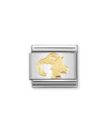 Nomination Composable Gold 18K znak zodiaku Koziorożec 030104/10