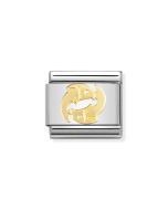 Nomination Composable Gold 18K znak zodiaku Ryby 030104/12