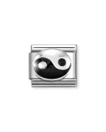 Nomination Composable Silver Ying Yang 330204/28