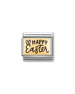 Nomination Composable Gold 18K Płytka Happy Easter 030166/32