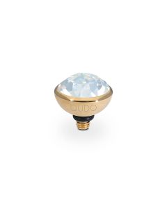 Wkręcany top QUDO Bottone crystal moonlight złoty 100004/47-5225