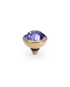 Wkręcany top QUDO Bottone tanzanite złoty 100004/47-4813