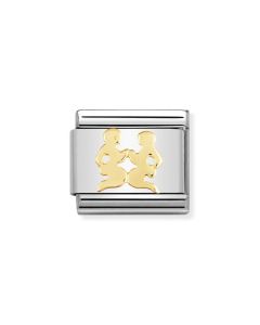 Nomination Composable Gold 18K znak zodiaku Bliźnięta 030104/03