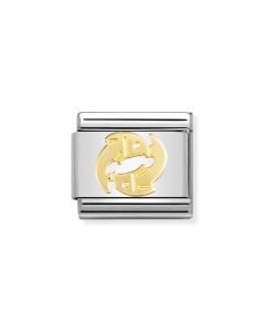 Nomination Composable Gold 18K znak zodiaku Ryby 030104/12