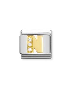 Nomination Composable Gold 18K litera N 030301/14