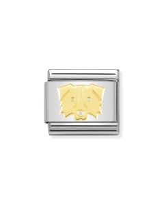 Nomination Composable Gold 18K Pies Border Collie 030162/59