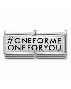 Composable Double Silver Płytka #oneformeoneforyou 330710/25