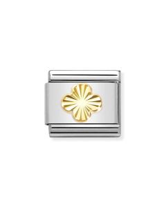 Nomination Composable Gold 18K Koniczynka diamentowana 030149/52