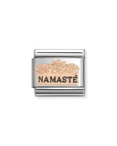 Nomination Composable Rose Gold 9K Namaste z kwiatami 430202/43